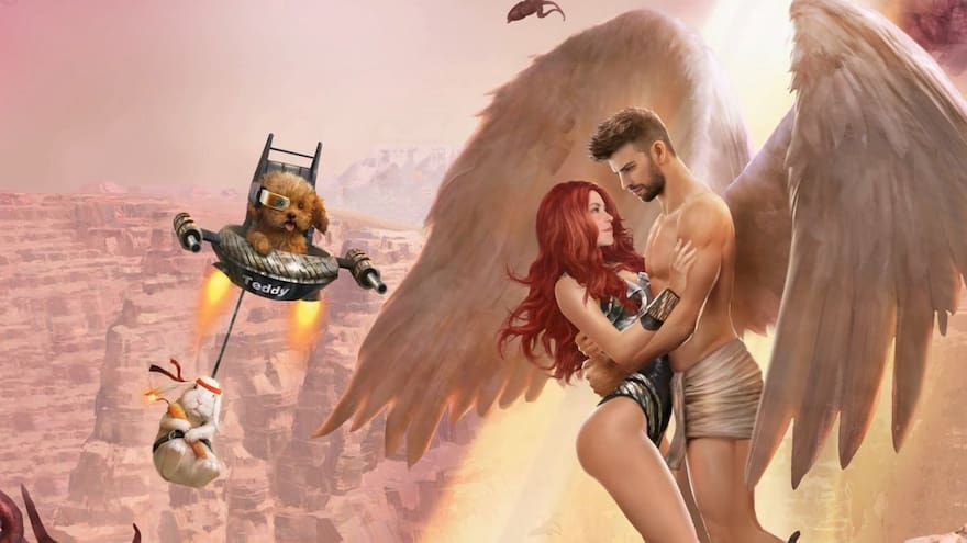 Shakira, de los escenarios a guerrera futurista en el arte digital