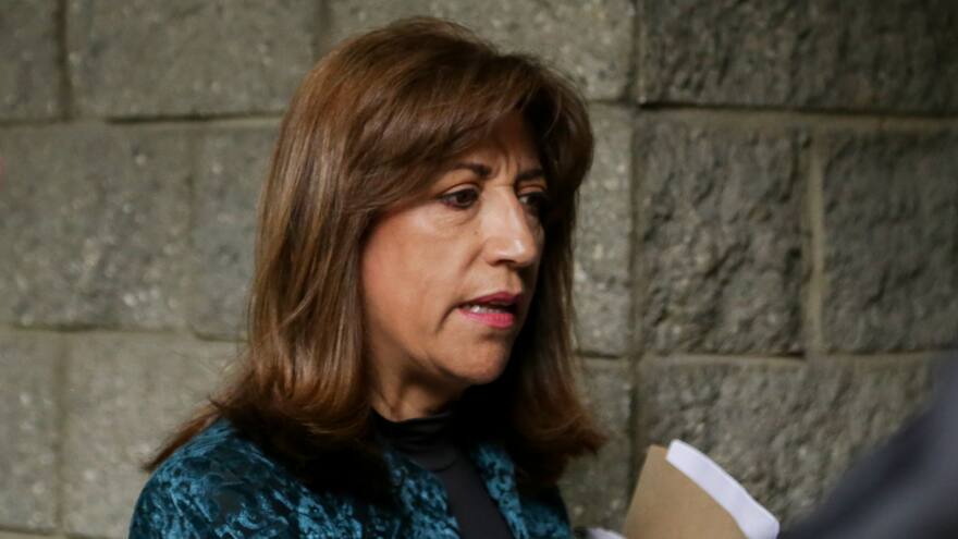 Martha Lucía Zamora rinde indagatoria en la Fiscalía