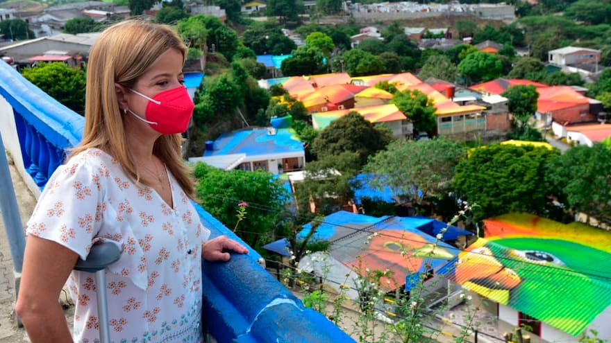 Usiacurí tendrá el primer mural en techos más grande de Colombia: Elsa Noguera