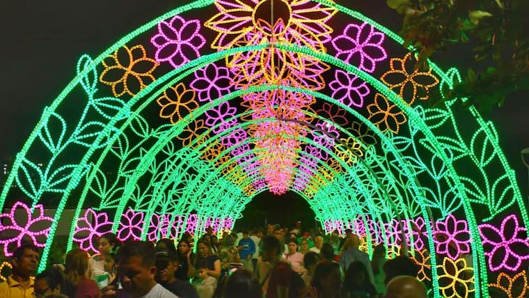 Barranquilla encendió el alumbrado navideño en el Gran Malecón