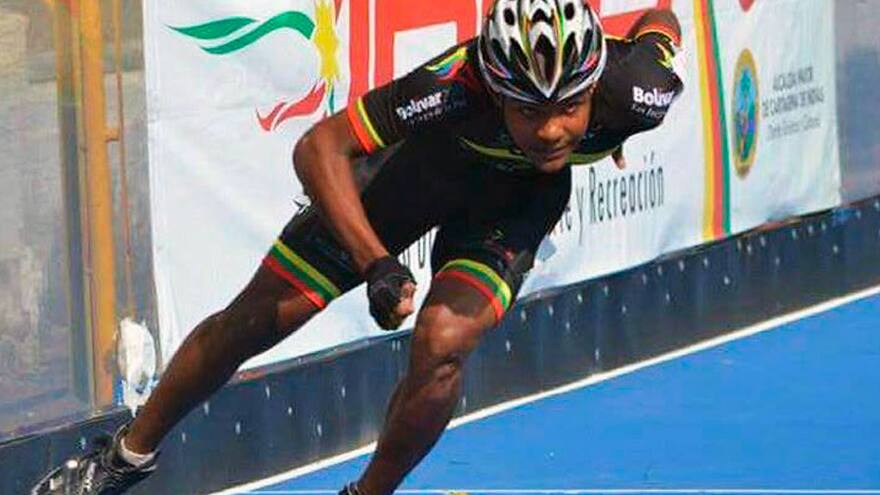 Patinador arjonero entró al Programa de Altos Logros de la Gobernación de Bolívar