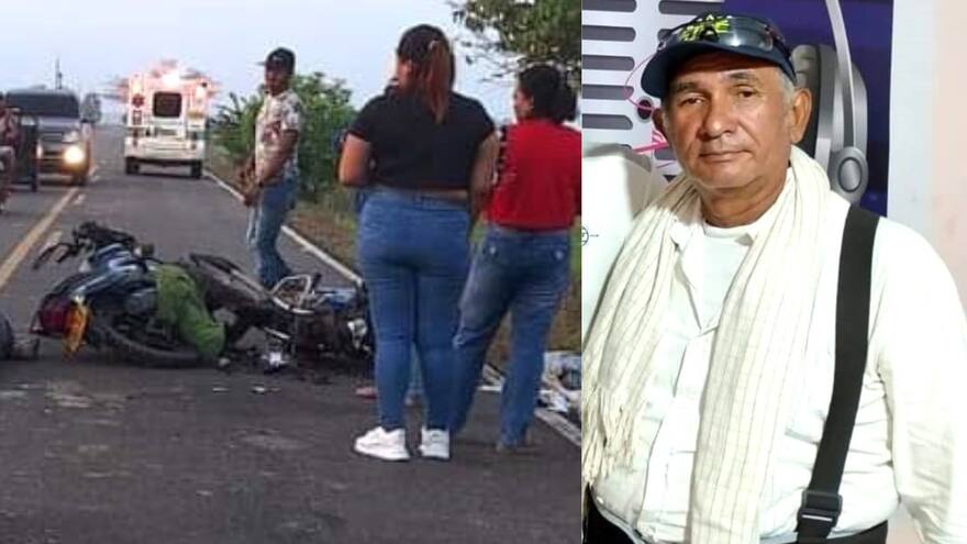 Dos muertos tras accidente de tránsito en una vía de La Mojana
