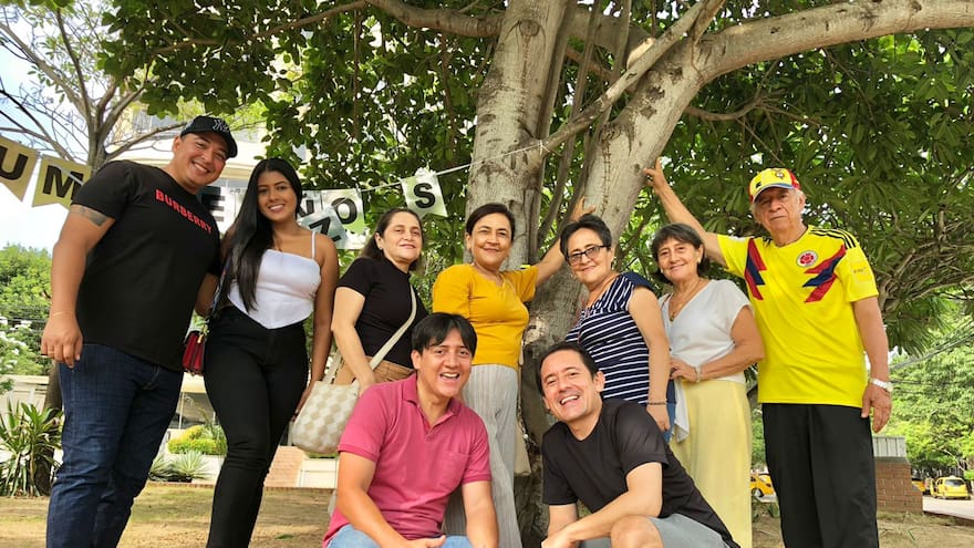 Con árboles de caucho crean conciencia ecológica en Barranquilla