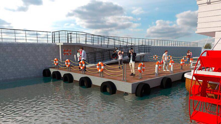 Listos diseños para muelle de Las Flores