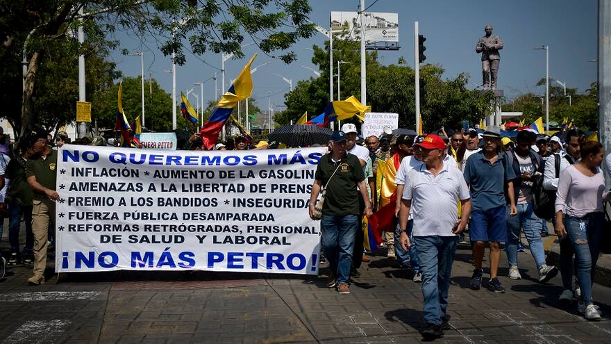 Las marchas de la oposición se tomaron las plazas del país