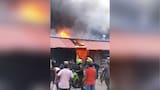 Magdalena: incendio consumió 12 colmenas en el mercado de Santa Marta