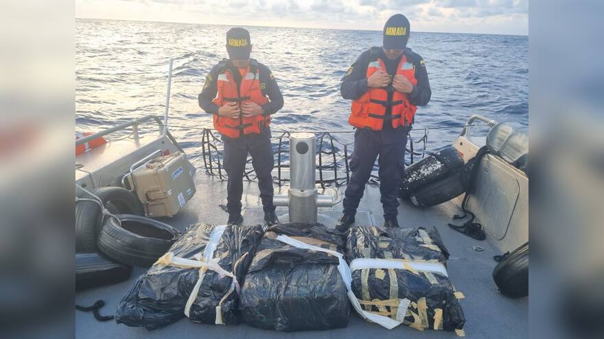 Al menos 175 toneladas de cocaína fueron incautadas en el Caribe este 2023