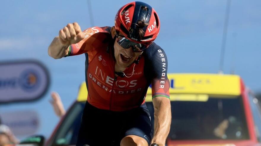 Kwiatkowski triunfa en el Grand Colombier; Vingegaar sigue líder del Tour