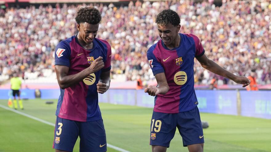 Lamine Yamal y Lewandowski empujan al Barcelona a la victoria