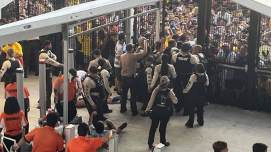 Revelan identidades y fotos de los hinchas colombianos detenidos tras desmanes en Copa América