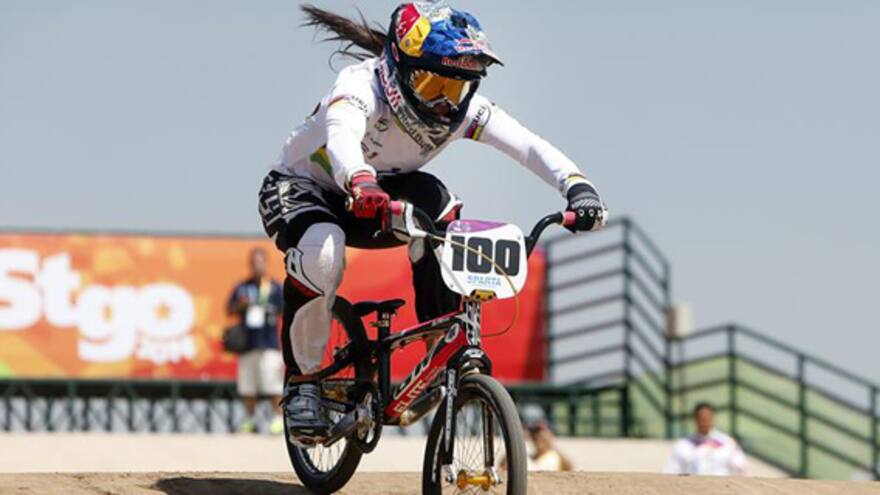 Mariana Pajón y Carlos Oquendo, oro en juegos en Chile
