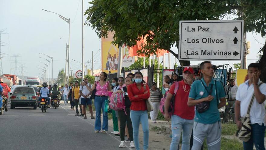 Así está el panorama en Barranquilla y Soledad tras paro parcial de conductores