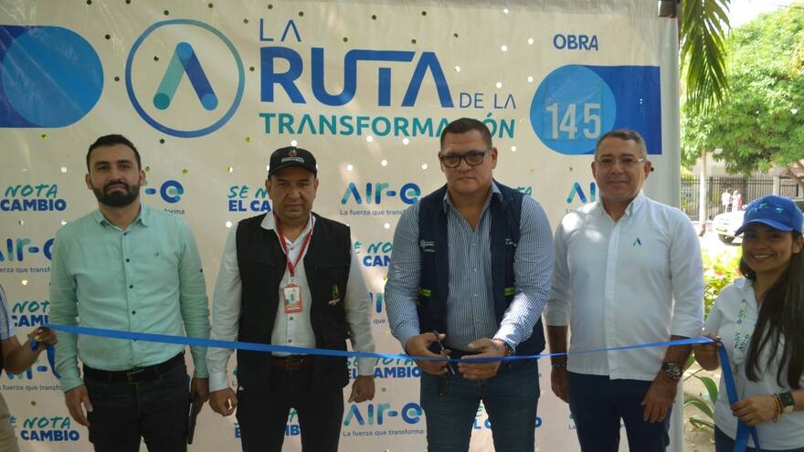 Air-e inaugura obras de modernización en el norte de Barranquilla