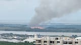 Usuarios reportan nuevos incendios forestales en Isla Salamanca la tarde de este lunes