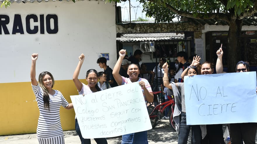 Anuncian cierre del colegio San Luis Beltrán y acuerdo con el San Pancracio