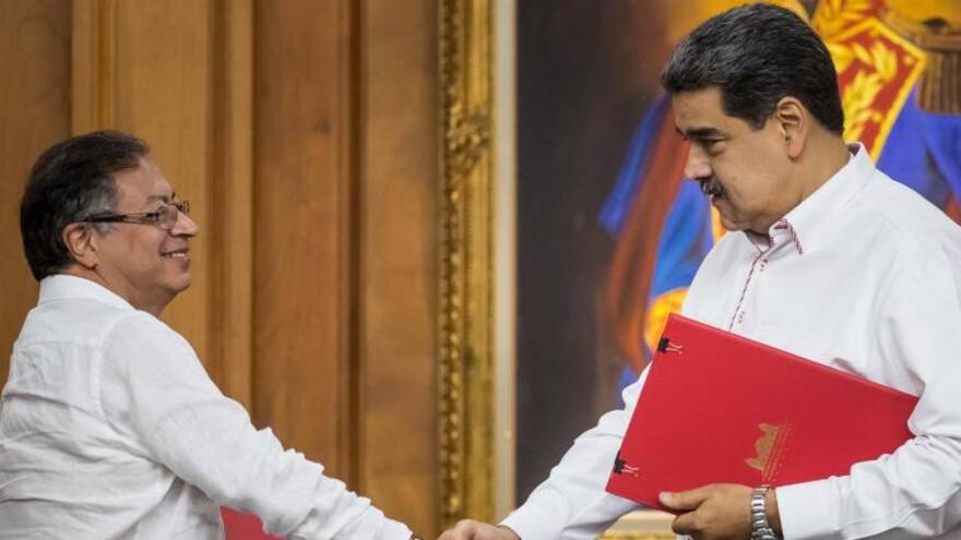 Presidente Gustavo Petro reaccionó a la reanudación de diálogo entre Venezuela y Estados Unidos, anunciada por Nicolás Maduro