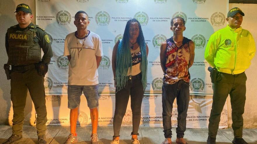 Capturan a tres de la banda ‘los Lucheros’ en Santa Marta