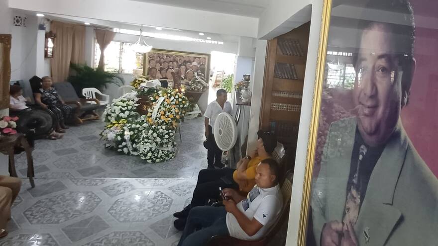 Lisandro Meza es velado en su casa de Los Palmitos, Sucre