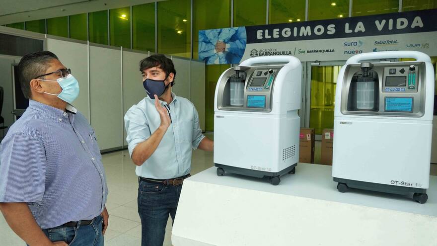 Donan 34 concentradores de oxígeno para pacientes covid