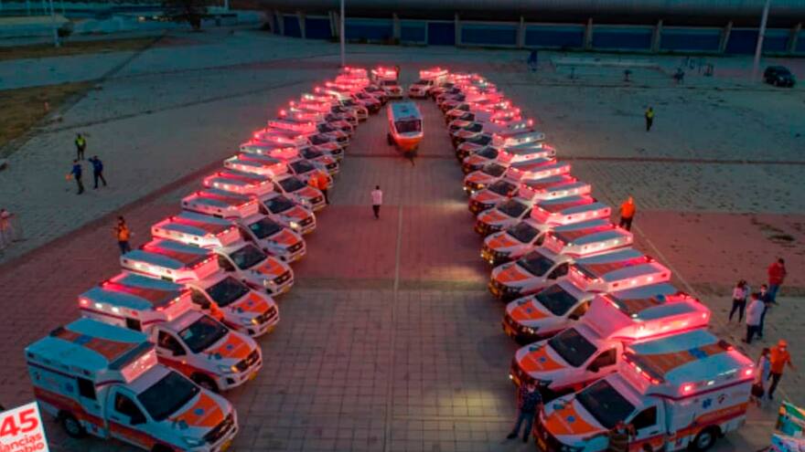 Magdalena adquiere 39 nuevas ambulancias para la pandemia