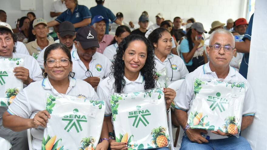 Sena Atlántico rindió homenaje a los campesinos este domingo en el Sabanalarga, Atlántico