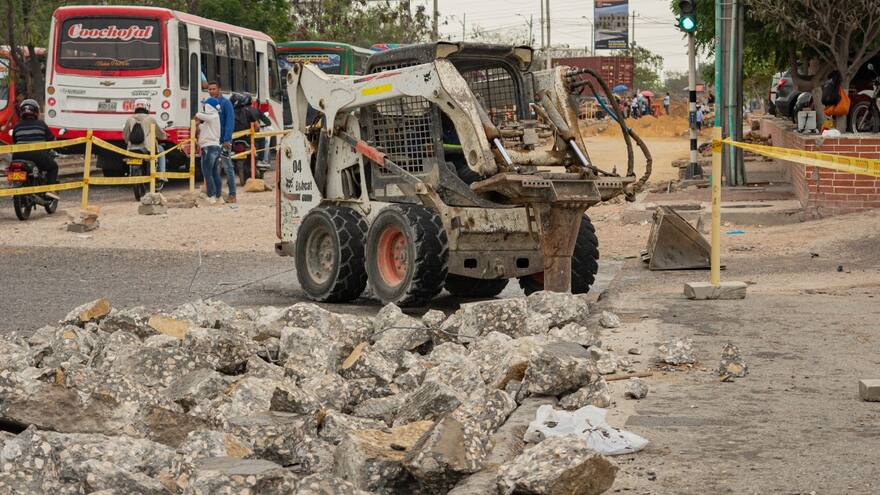 Obras de la calle 30 en Soledad estarán listas en tres meses