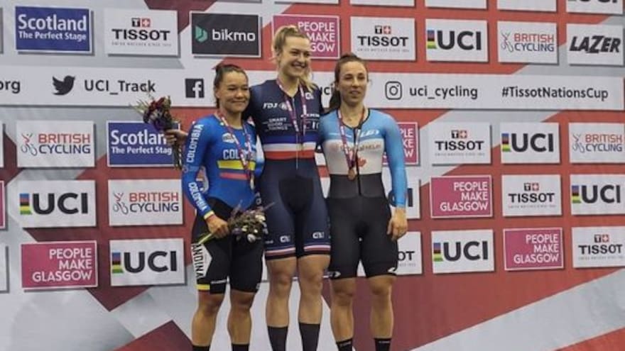 Martha Bayona alcanza su tercera medalla en Copa de las Naciones de ciclismo