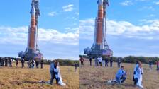 Video: ingeniero de la NASA pidió matrimonio a su novia frente al cohete de la misión Artemis II