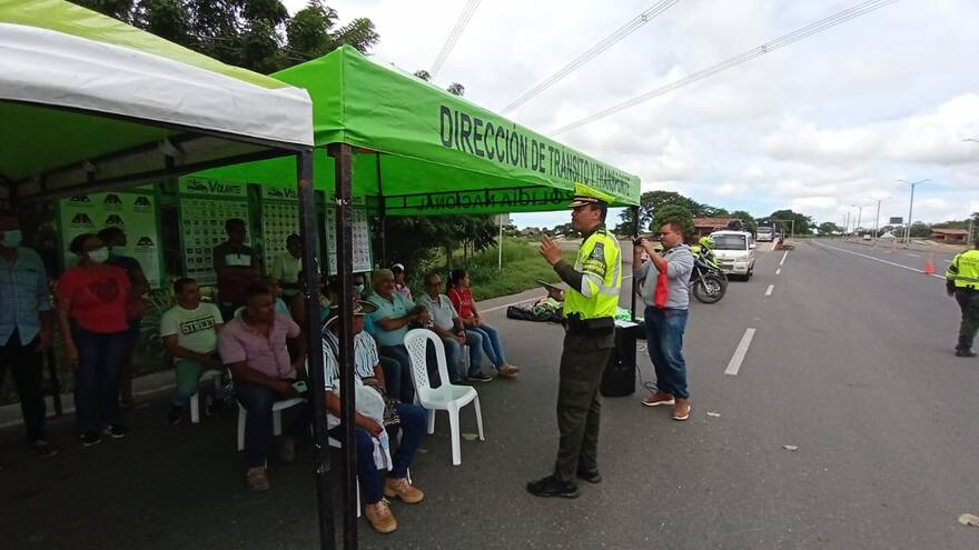 Sucre: Policía invita a conductores a no manejar bajos los efectos del alcohol