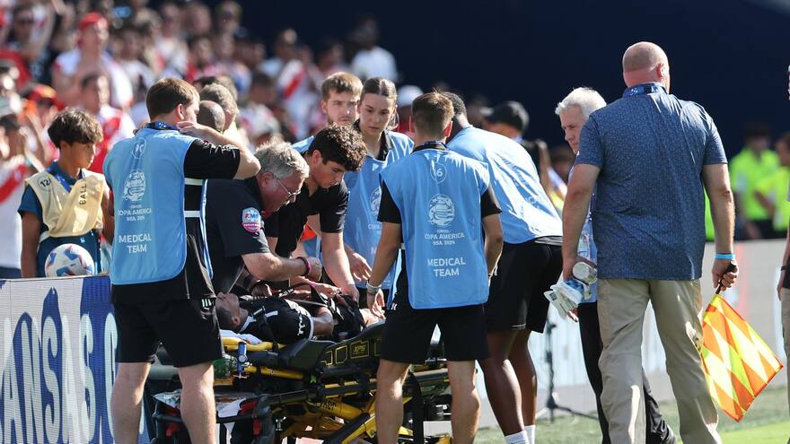 Copa América 2024: Árbitro asistente se desmayó durante el partido entre Perú y Canadá