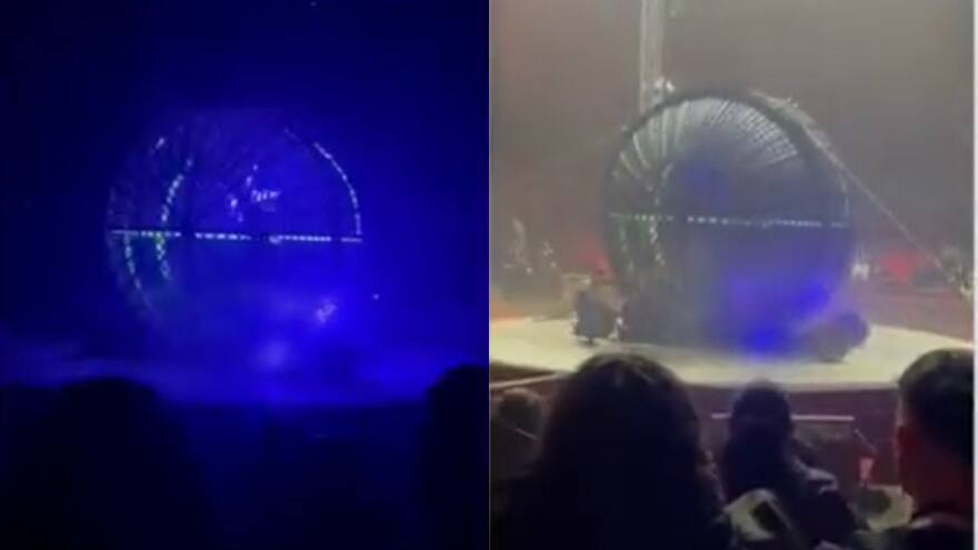 Acróbata falleció durante una presentación en el ‘globo de la muerte’