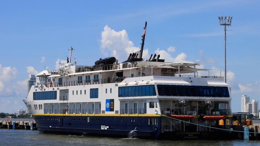 Bolívar: Crucero de exploración National Geographic Quest llegó a Cartagena