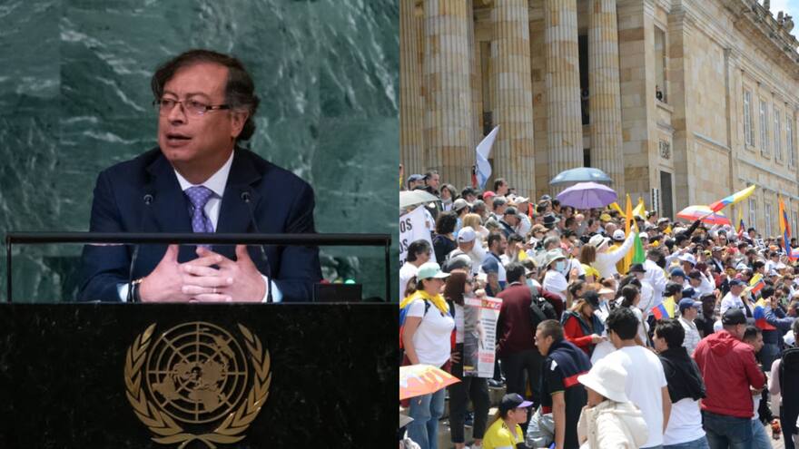 Gustavo Petro se refirió a polémico video 'racista' grabado en las marchas de este lunes 26 de septiembre