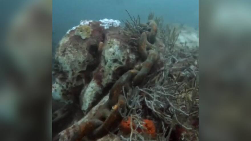 Cadena de boya marítima destruye arrecifes en el morro de Santa Marta