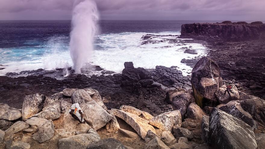 Rescatan a niño francés que cayó a un cráter volcánico de las Islas Galápagos