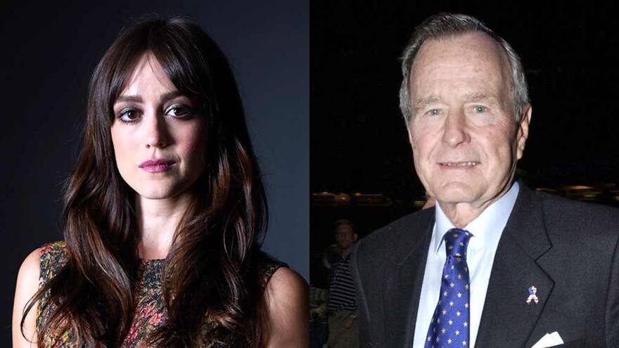 Acusan a George Bush padre de manosear a actriz