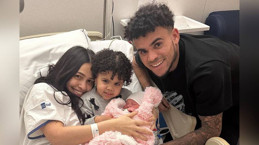 'Llegó nuestra pequeña': Luis Díaz es padre de nuevo