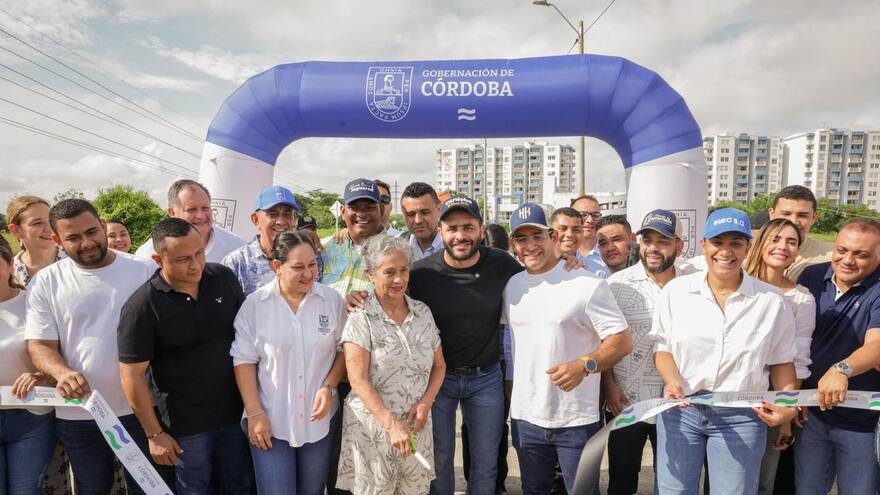 Entregaron al servicio de la ciudadanía la llamada Trochita, en el norte de Montería