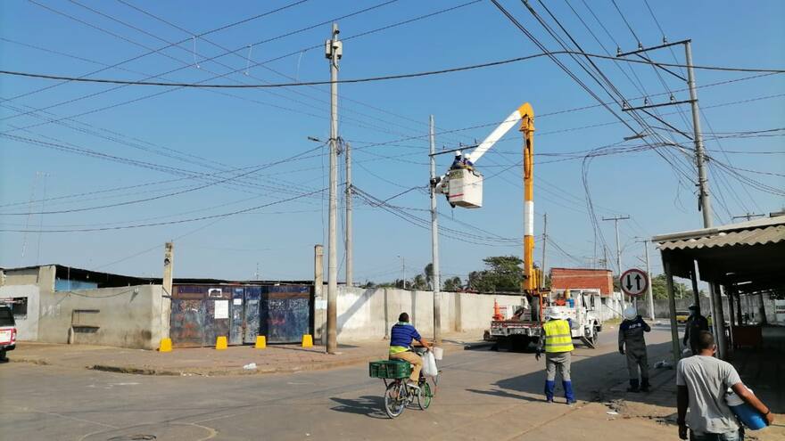 En Plaza del pescado intentaban reconectar servicio de energía ilegalmente