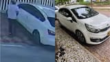 Denuncian el robo de un carro en el norte de Barranquilla: el hurto quedó registrado en video