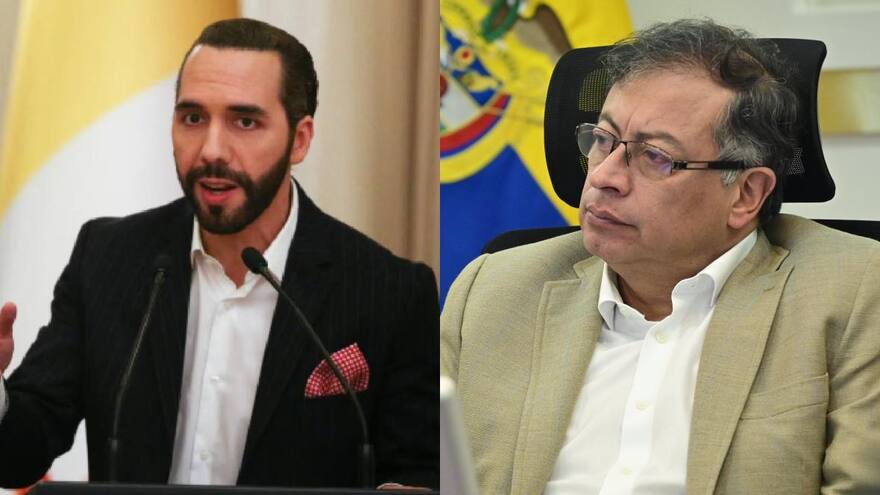 Presidente de El Salvador, Nayib Bukele, respondió mensaje a Petro