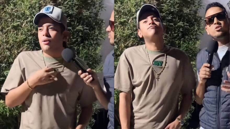 Orlando Liñán, actor de Diomedes Díaz, se molestó por burlas durante una entrevista