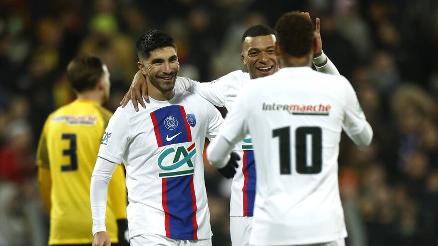 Copa de Francia: el París Saint Germain atravesó cómodo los dieciseisavos de final eliminando al Pays de Cassel