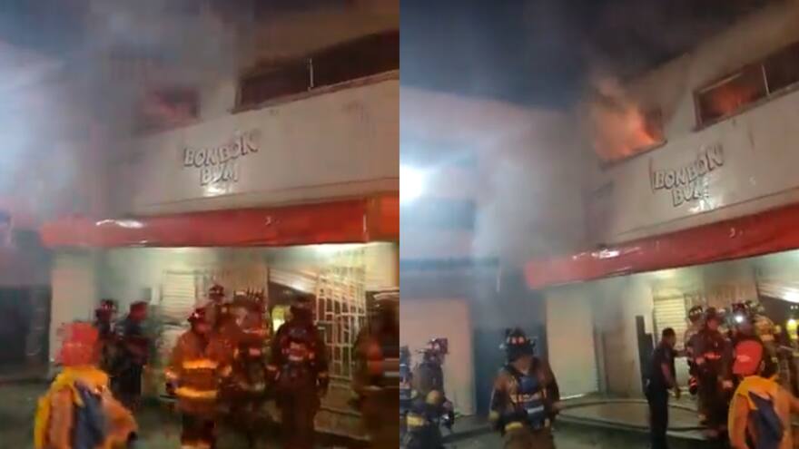 Incendio La Cordialidad Barranquilla: bomberos apagan incendio en dulcería en La Cordialidad con calle 10