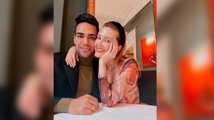 Lorelei Tarón, esposa de Falcao estaría esperando su quinto hijo