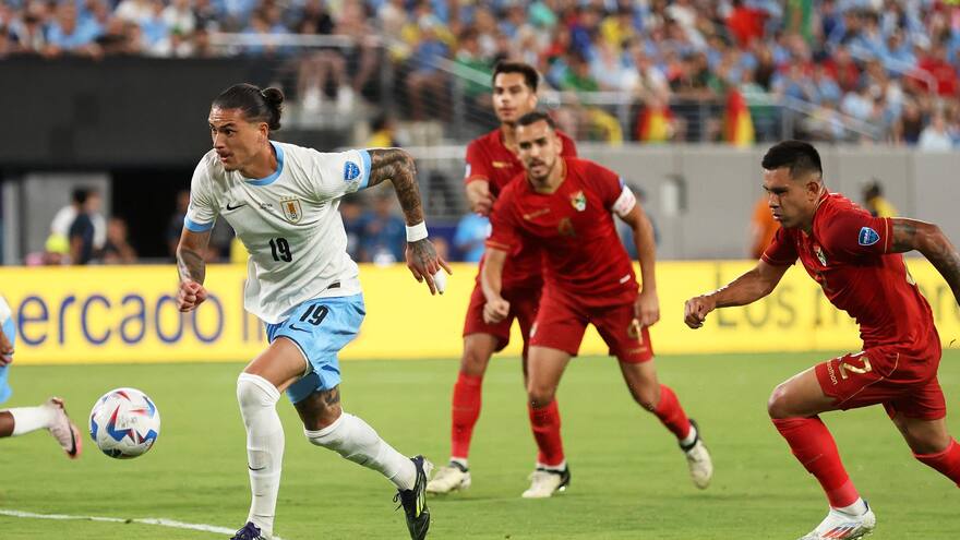 Uruguay 5, Bolivia 0: Mele y su combo se clasifican a cuartos de final
