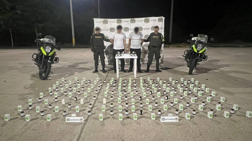 La Policía de Córdoba incautó 107 frascos de ketamina