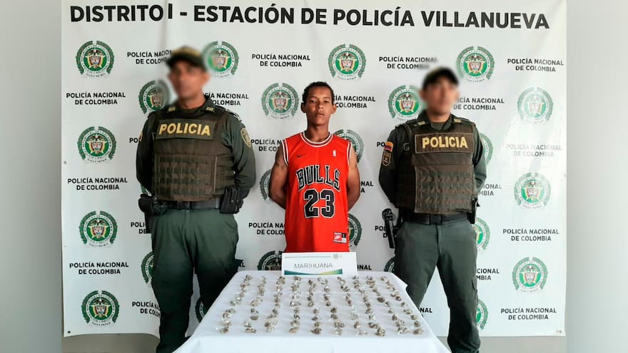 En Bolívar: detienen a alias Culón cuando llevaba marihuana a domicilio