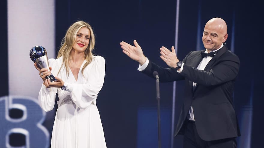 The Best: Alexa Putellas se acredita como la mejor jugadora del año