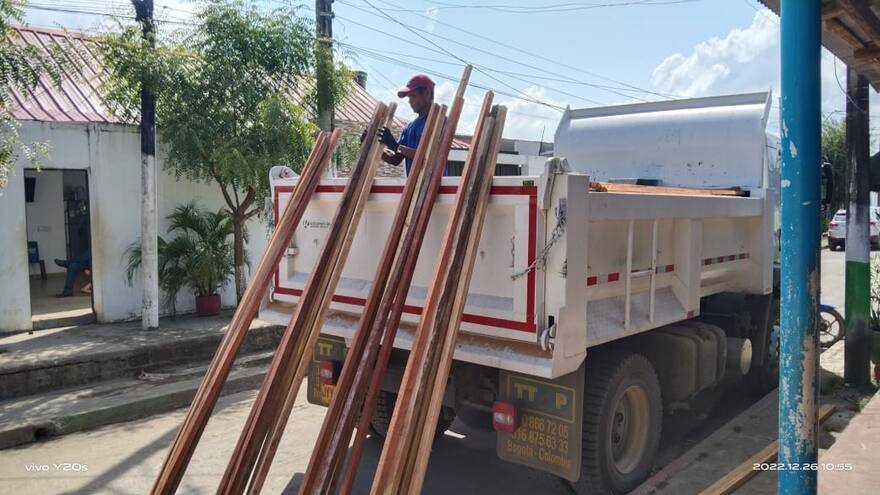 Sucre: la UNGRD instaló bancos de materiales en La Mojana y San Jorge para las familias damnificadas por las lluvias